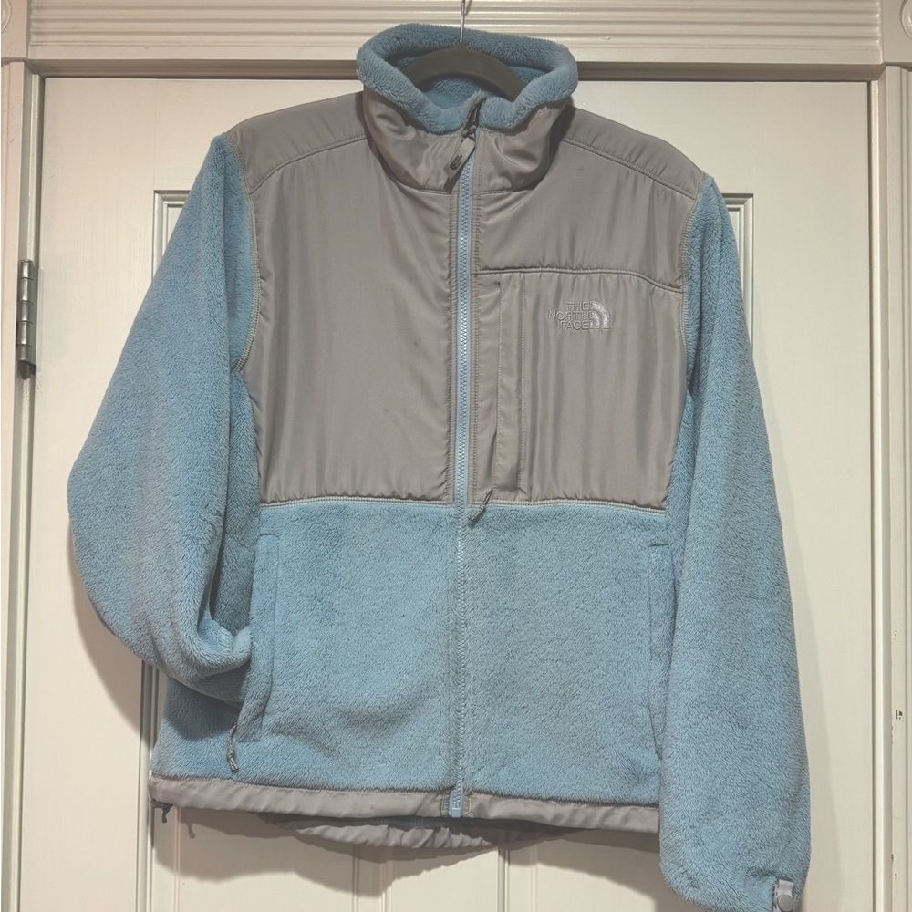 EUC Women’s Blue North Face Fleece Jacket sz M